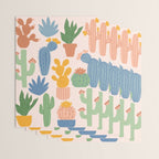 Cactus Garden Wrapping Paper Gallery Image 3