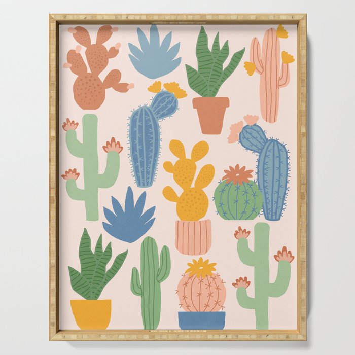 Cactus Garden Serving Tray Gallery Image 1