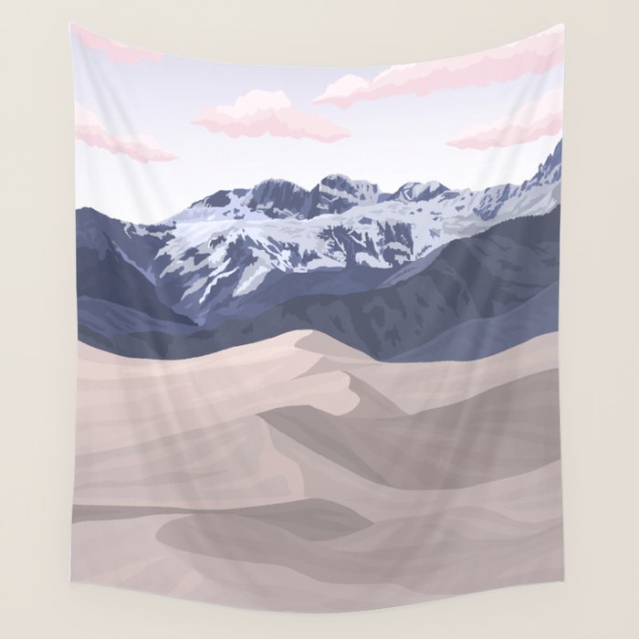 Great Sand Dunes National Park Wall Tapestry Gallery Image 1