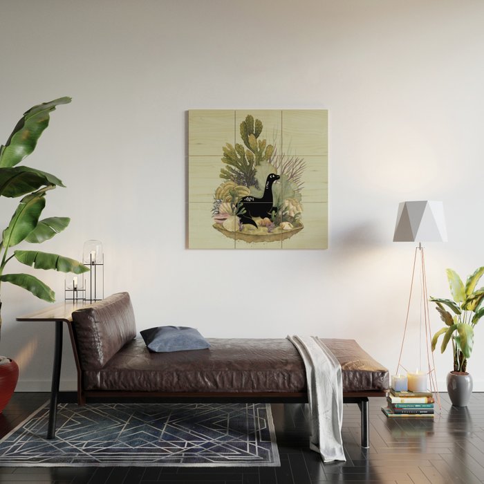 Tiny Nessie Wood Wall Art Gallery Image 2