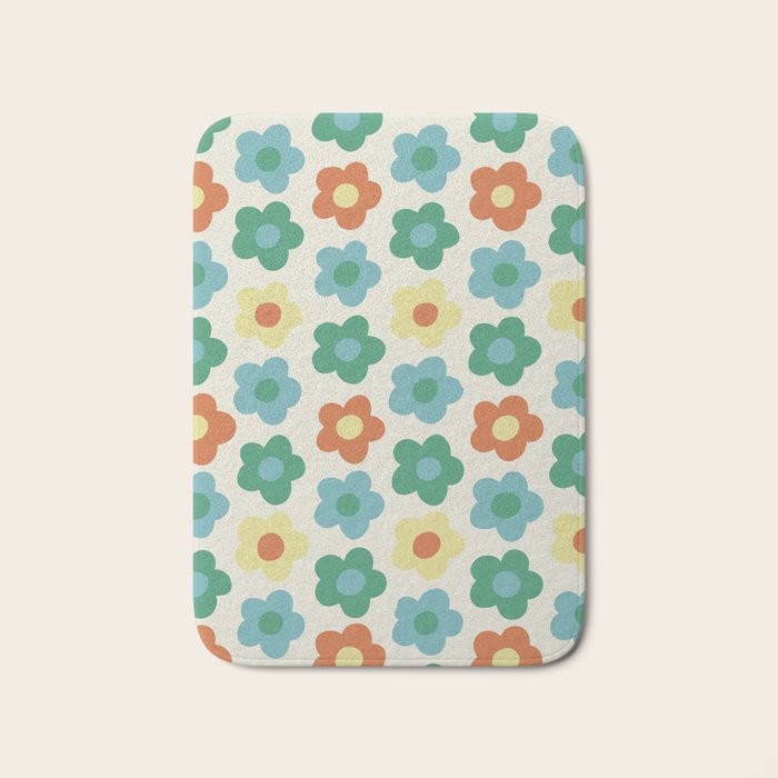 2001 floral Bath Mat Gallery Image 1