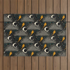 Stormy Night - Gray  Outdoor Rug Gallery Image 1