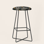 Stormy Night - Gray  Stool Gallery Image 1