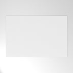 Plain White Simple Solid Color All Over Print Welcome Mat Gallery Image 1