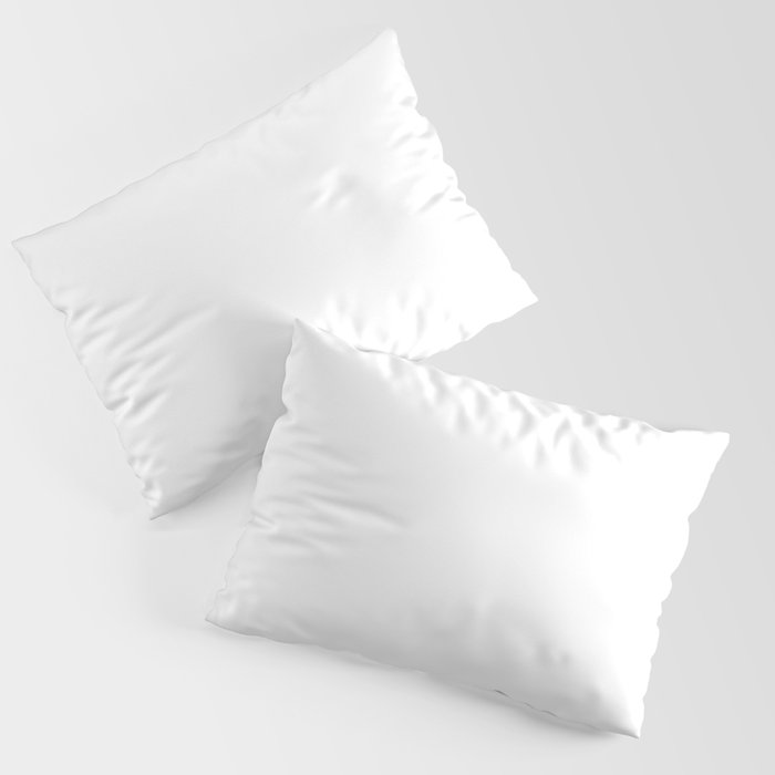 Plain White Simple Solid Color All Over Print Pillow Sham Gallery Image 3