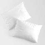 Plain White Simple Solid Color All Over Print Pillow Sham Gallery Image 3