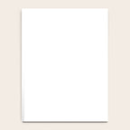 Plain White Simple Solid Color All Over Print Notebook Gallery Image 4