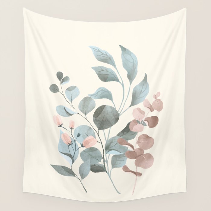 Verdant Branches 02 Wall Tapestry Gallery Image 4