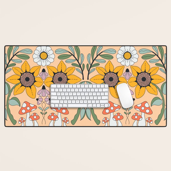 Kaleidoscope Garden Desk Mat Gallery Image 1