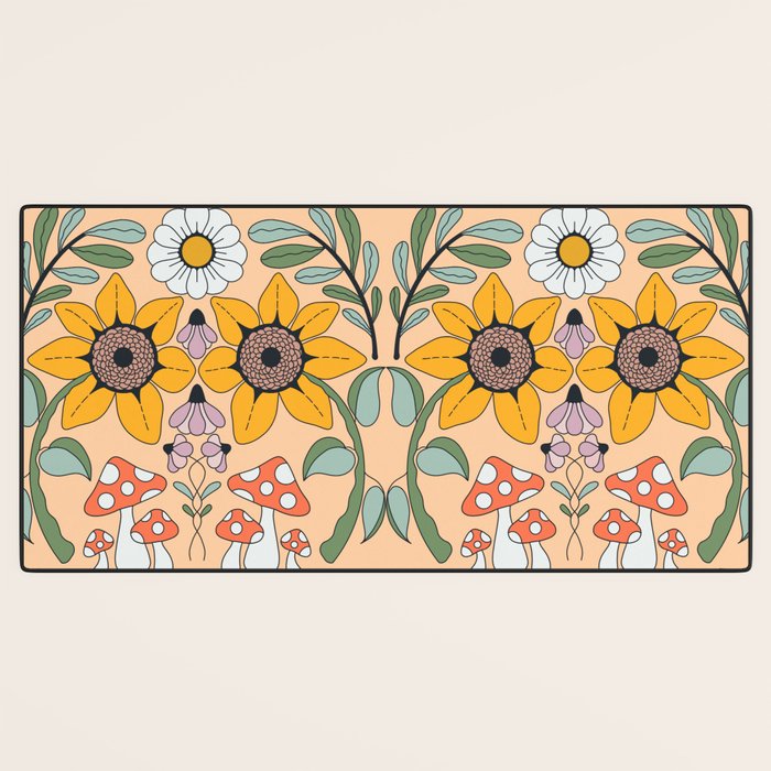 Kaleidoscope Garden Desk Mat Gallery Image 3