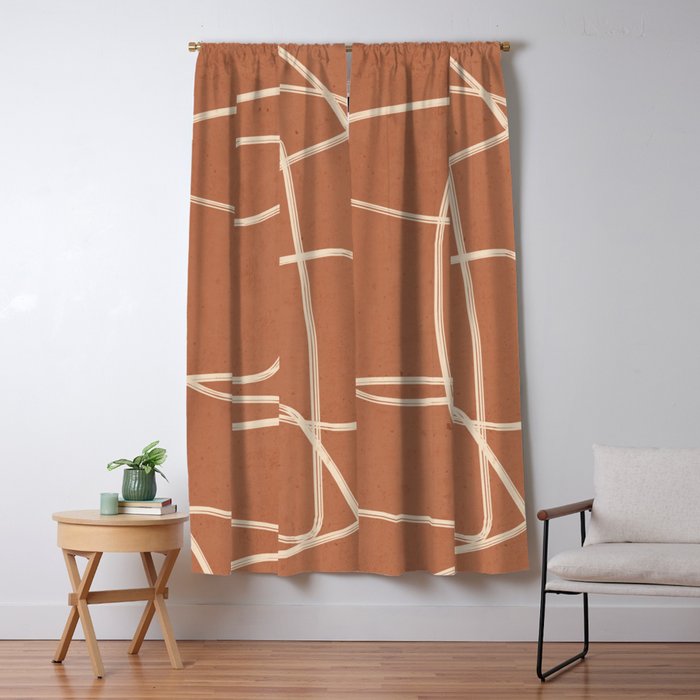 Abstract line art 22 Window Curtain Gallery Image 5