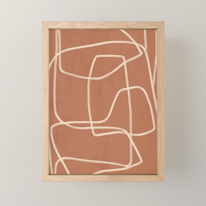 Abstract line art 22 Mini Art Print Gallery Image 1