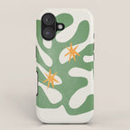 Fern Green Leaf: Matisse Series 01 | Mid-Century Edition iPhone Case Gallery Image 1