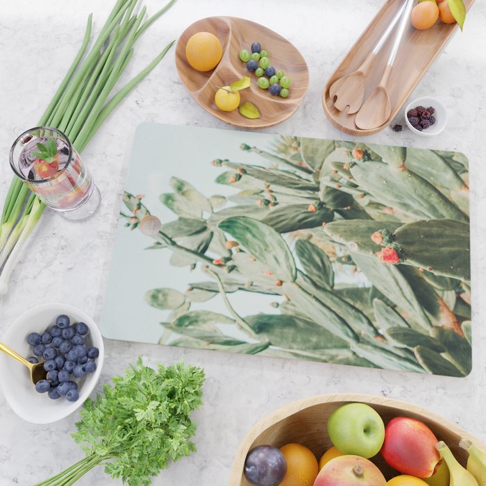 Pretty Cactus Cutting Board Gallery Image 2