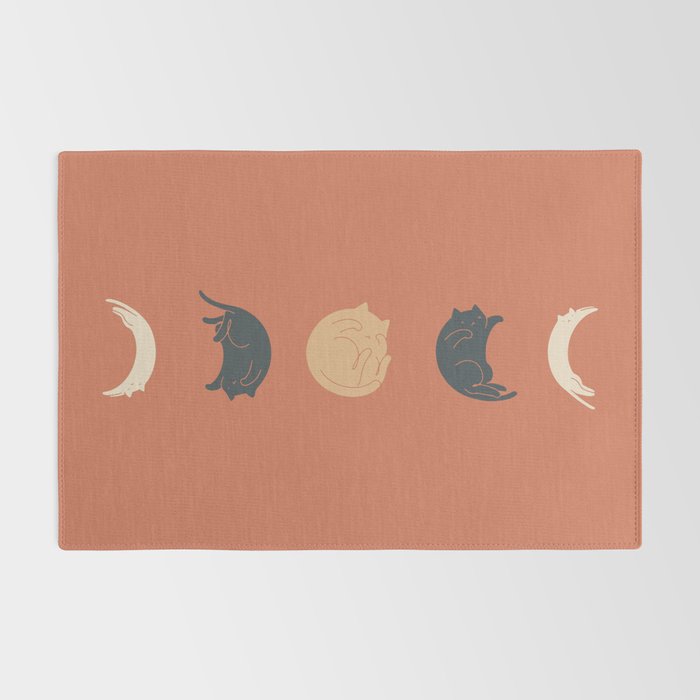Cat Landscape 61: Meow Phases 2 Rug Gallery Image 2