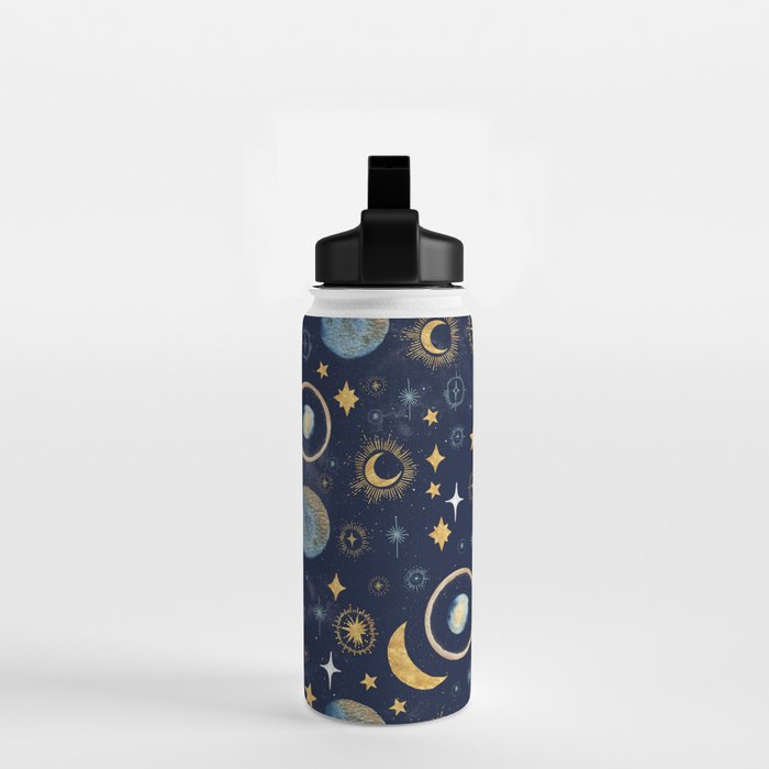 Starry night sky ABS 1 Water Bottle Gallery Image 2
