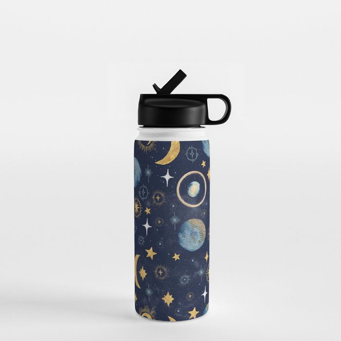 Starry night sky ABS 1 Water Bottle Gallery Image 1