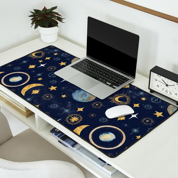Starry night sky ABS 1 Desk Mat Gallery Image 2