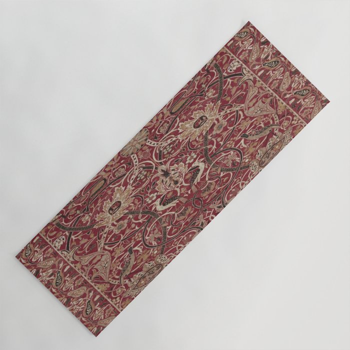 William Morris Bullerswood Red,No.2, Yoga Mat Gallery Image 1
