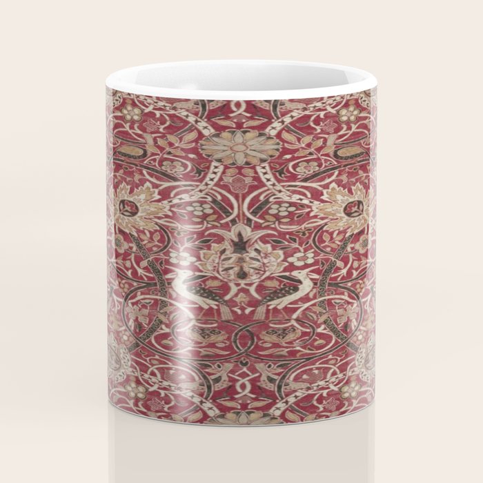 William Morris Bullerswood Red,No.2, Coffee Mug Gallery Image 4