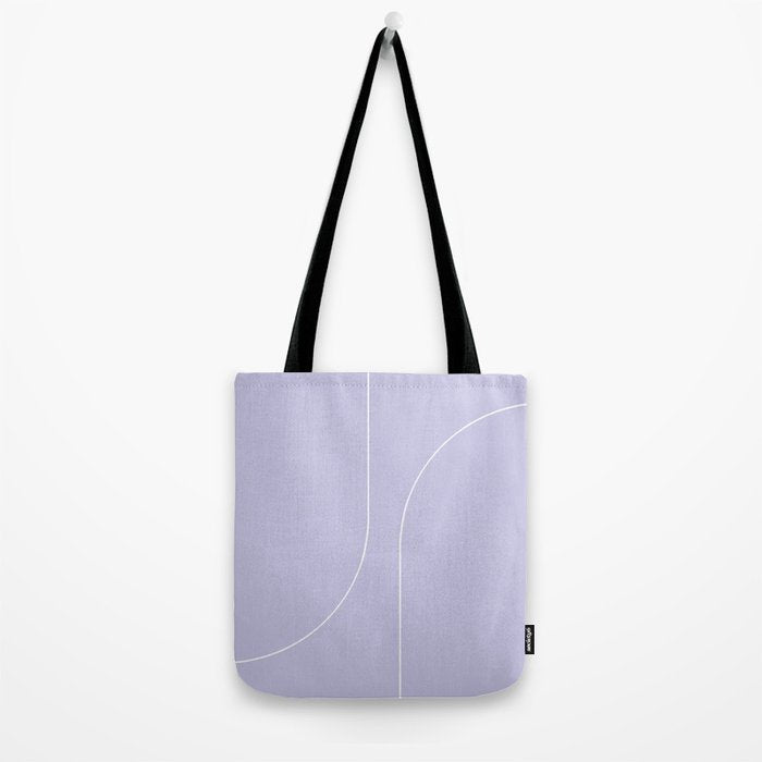 Modern Minimal Line Abstract V Tote Bag Gallery Image 2