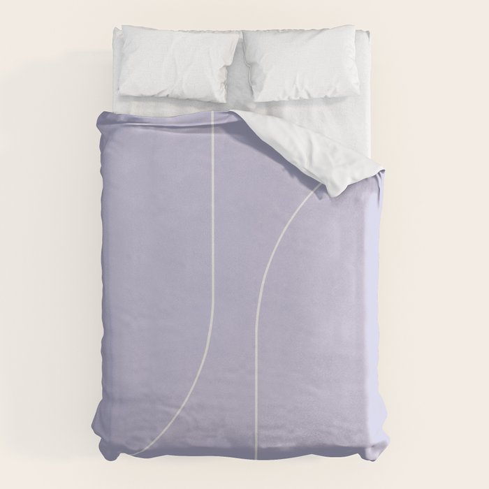 Modern Minimal Line Abstract V Duvet Cover Gallery Image 6