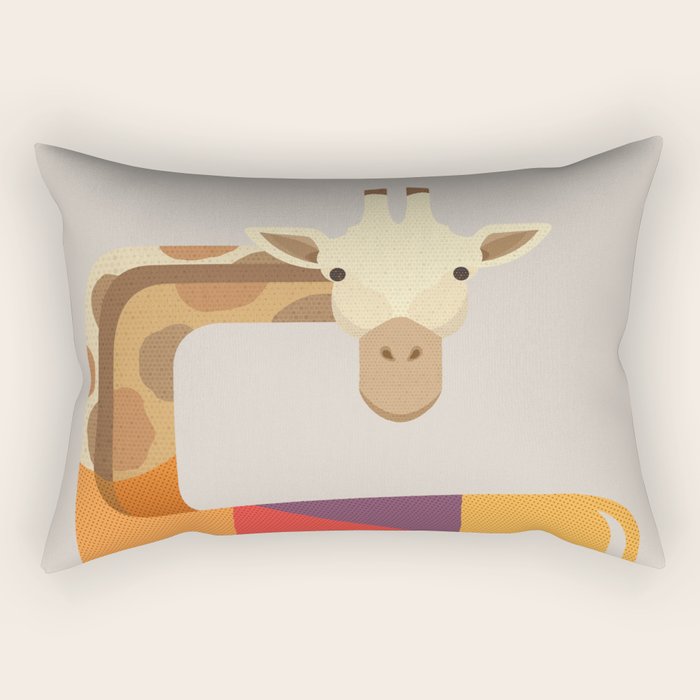 Giraffe Rectangular Pillow Gallery Image 1