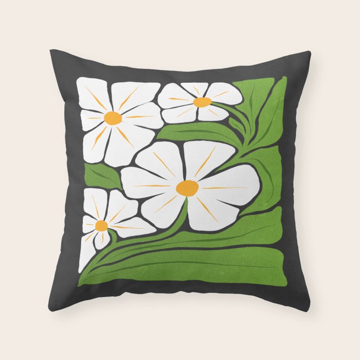 Trust the Process: Flower Market | Typography Edition 01 Throw Pillow Gallery Image 6