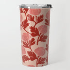 Vase of red roses collection Travel Mug Gallery Image 2