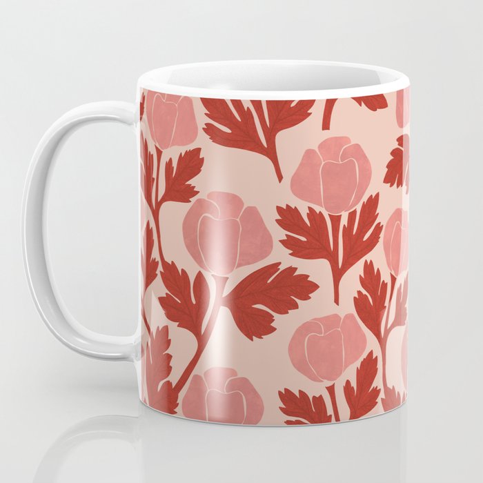 Vase of red roses collection Coffee Mug Gallery Image 3