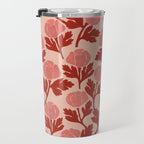 Vase of red roses collection Travel Mug Gallery Image 3