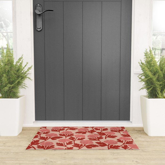 Vase of red roses collection Welcome Mat Gallery Image 3