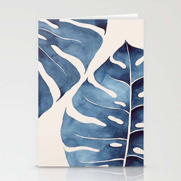 Blue Botanicals No. 2 Stationery Card Gallery Image 1