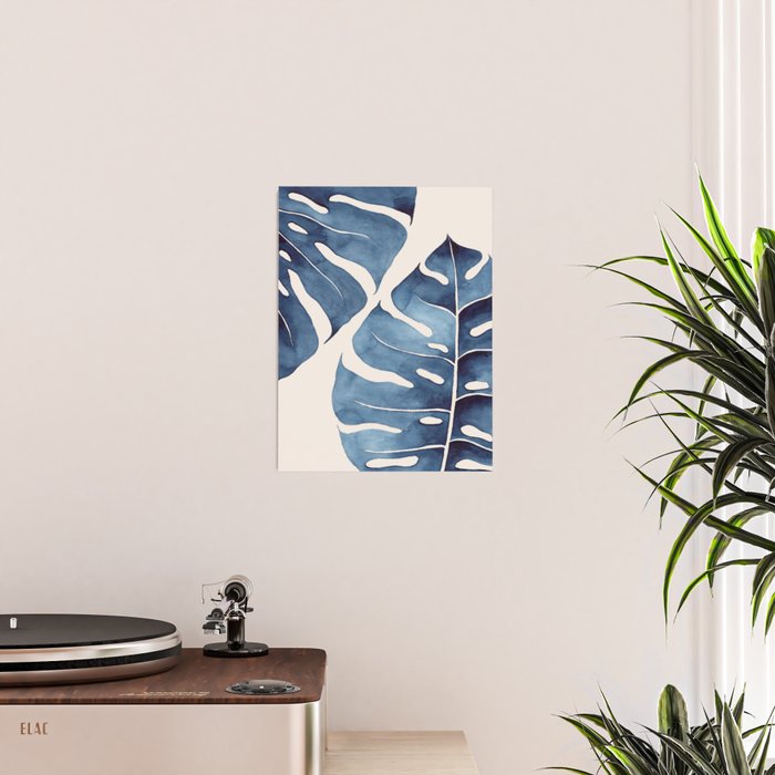 Blue Botanicals No. 2 Poster Gallery Image 2