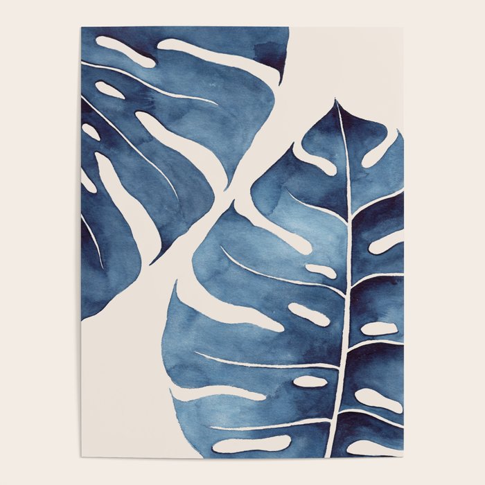 Blue Botanicals No. 2 Poster Gallery Image 4