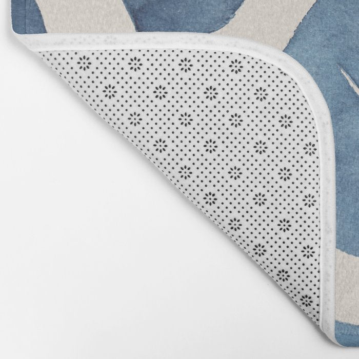 Blue Botanicals No. 2 Bath Mat Gallery Image 2