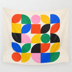 BAUHAUS 06: Exhibition 1923 | Mid Century Series  Wall Tapestry Gallery Image 4