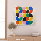 BAUHAUS 06: Exhibition 1923 | Mid Century Series  Wall Tapestry Gallery Image 2