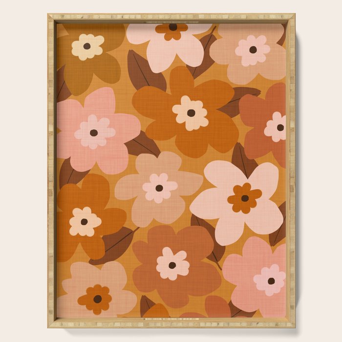 Blossom - bohemian Serving Tray Gallery Image 1