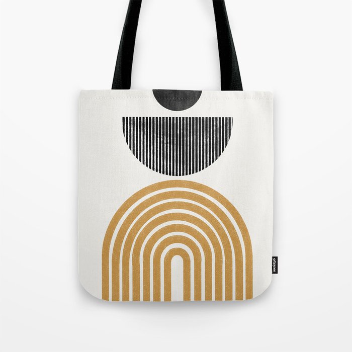 Rainbow and Moon Tote Bag Gallery Image 1