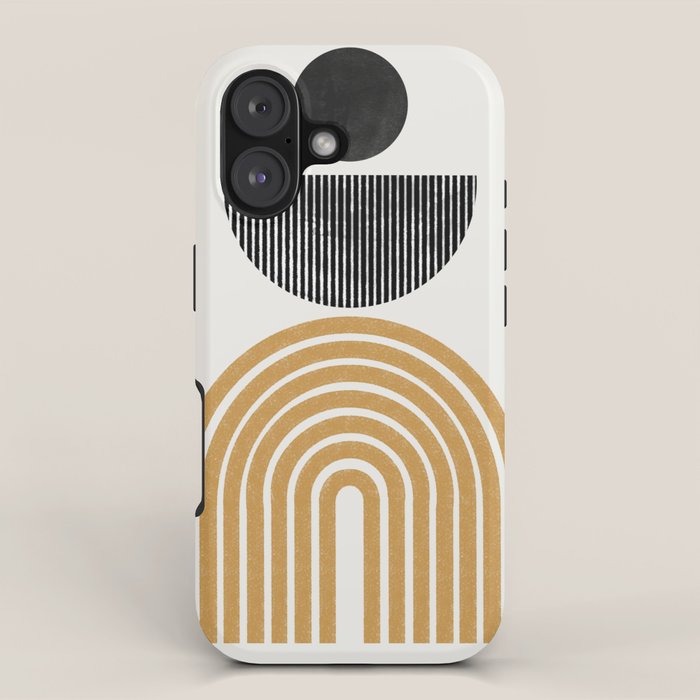 Rainbow and Moon iPhone Case Gallery Image 1