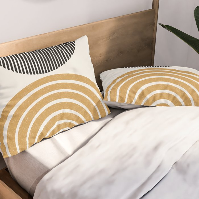 Rainbow and Moon Pillow Sham Gallery Image 2