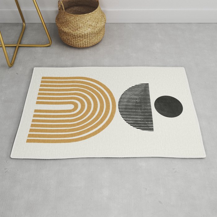 Rainbow and Moon Rug Gallery Image 1