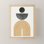 Rainbow and Moon Mini Art Print Gallery Image 1