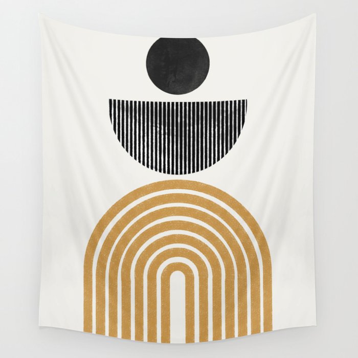 Rainbow and Moon Wall Tapestry Gallery Image 4