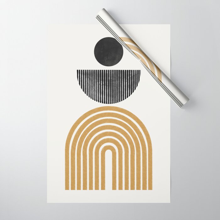 Rainbow and Moon Wrapping Paper Gallery Image 1