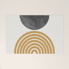 Rainbow and Moon Welcome Mat Gallery Image 1