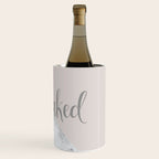 Get Naked, Funny Bathroom Art,  Marble, Blush Pink, Grey Wine Chiller Gallery Image 3