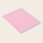 Blush Pink Solid Color Notebook Gallery Image 2