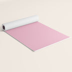 Blush Pink Solid Color Yoga Mat Gallery Image 2